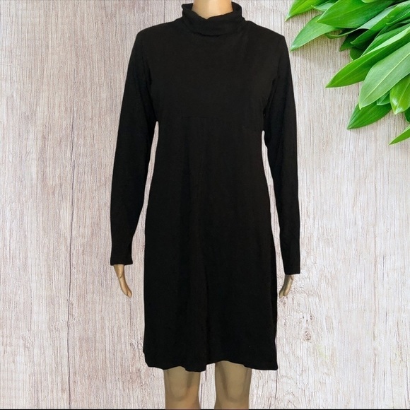 Columbia Dresses & Skirts - Columbia Turtleneck Shirt Dress Black XL